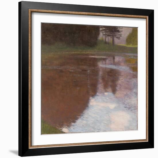 Still Pond, 1899-Gustav Klimt-Framed Giclee Print