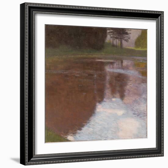 Still Pond, 1899-Gustav Klimt-Framed Giclee Print