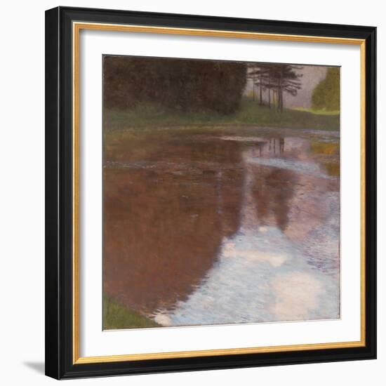 Still Pond, 1899-Gustav Klimt-Framed Giclee Print