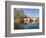 Still waters of River Thames flow under Shillingford bridge, Oxfordshire-Charles Bowman-Framed Photographic Print