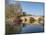 Still waters of River Thames flow under Shillingford bridge, Oxfordshire-Charles Bowman-Mounted Photographic Print