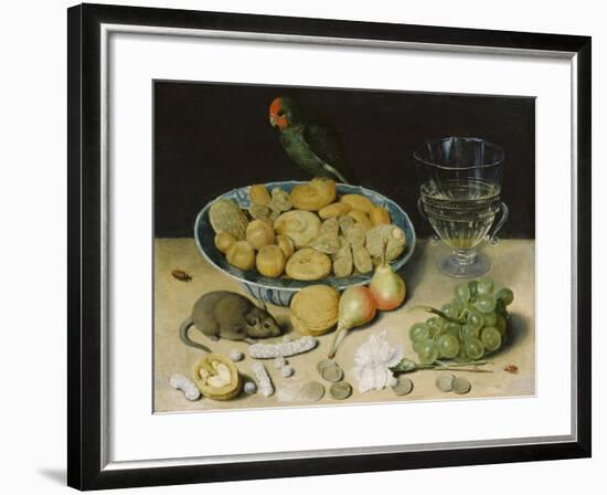 Stilleben (Mit Maus)-Georg Flegel-Framed Giclee Print