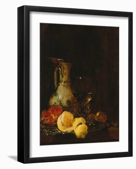 Stilleben Mit Porzellankanne, 1653-Willem Kalf-Framed Giclee Print