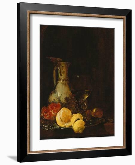 Stilleben Mit Porzellankanne, 1653-Willem Kalf-Framed Giclee Print