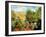 Stiller Winkel im Garten von Montgeron-Claude Monet-Framed Art Print