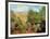 Stiller Winkel im Garten von Montgeron-Claude Monet-Framed Art Print