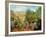 Stiller Winkel im Garten von Montgeron-Claude Monet-Framed Art Print