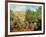 Stiller Winkel im Garten von Montgeron-Claude Monet-Framed Art Print