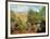 Stiller Winkel im Garten von Montgeron-Claude Monet-Framed Art Print