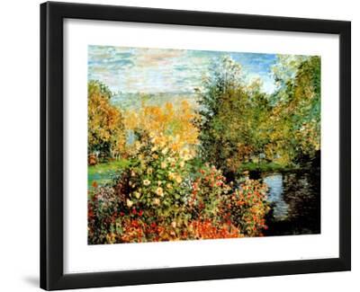 Stiller Winkel Im Garten Von Montgeron Lamina Framed Art Print Claude Monet Art Com