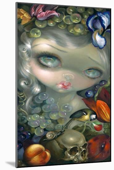 Stilleven I: Slak en Schedel-Jasmine Becket-Griffith-Mounted Art Print