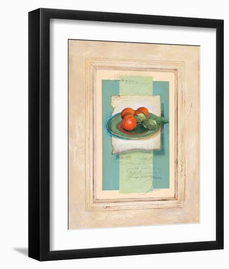 Stillife with Peaches-Joadoor-Framed Art Print