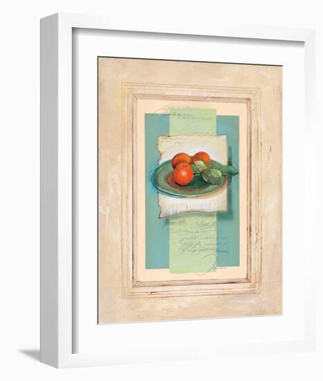 Stillife with Peaches-Joadoor-Framed Art Print