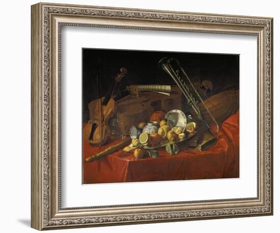 Stillleben Mit Musik-Instrumenten-Cristoforo Munari-Framed Giclee Print