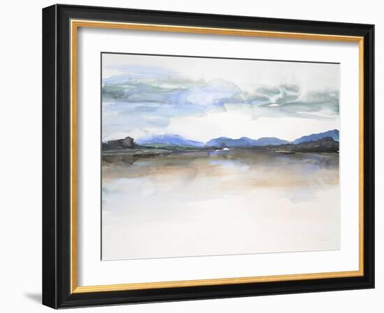 Stillness-Lora Gold-Framed Art Print