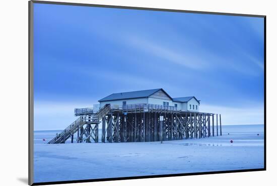 Stilt House on a Beach-Markus Lange-Mounted Photographic Print