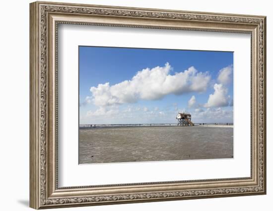 Stilt Houses on a Beach-Markus Lange-Framed Photographic Print