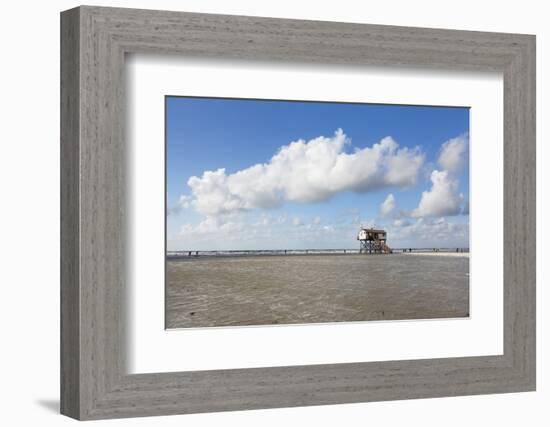 Stilt Houses on a Beach-Markus Lange-Framed Photographic Print