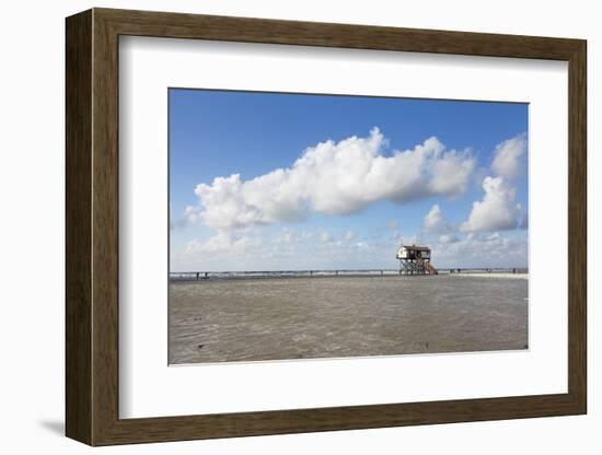 Stilt Houses on a Beach-Markus Lange-Framed Photographic Print