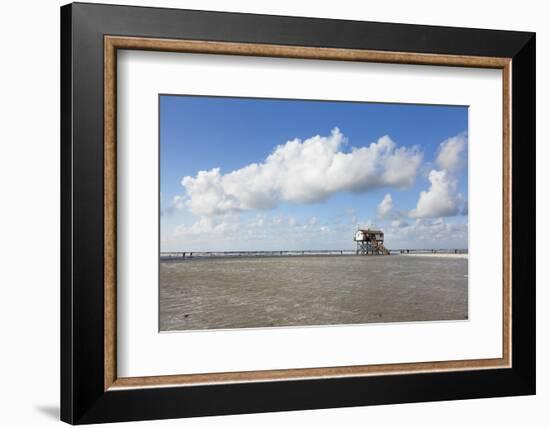 Stilt Houses on a Beach-Markus Lange-Framed Photographic Print