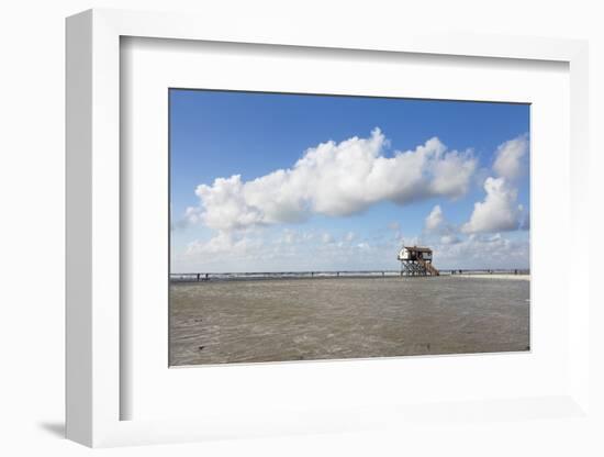 Stilt Houses on a Beach-Markus Lange-Framed Photographic Print