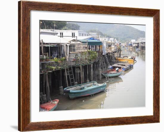 Stilt Houses, Tai O Fishing Village, Lantau Island, Hong Kong, China, Asia-Wendy Connett-Framed Photographic Print