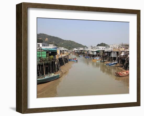 Stilt Houses, Tai O Fishing Village, Lantau Island, Hong Kong, China, Asia-Wendy Connett-Framed Photographic Print