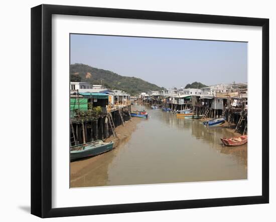 Stilt Houses, Tai O Fishing Village, Lantau Island, Hong Kong, China, Asia-Wendy Connett-Framed Photographic Print