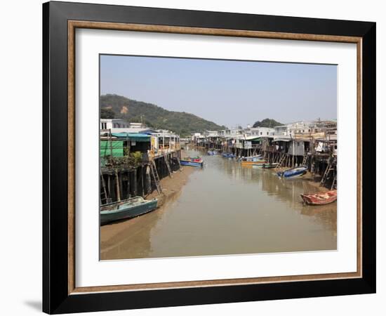 Stilt Houses, Tai O Fishing Village, Lantau Island, Hong Kong, China, Asia-Wendy Connett-Framed Photographic Print