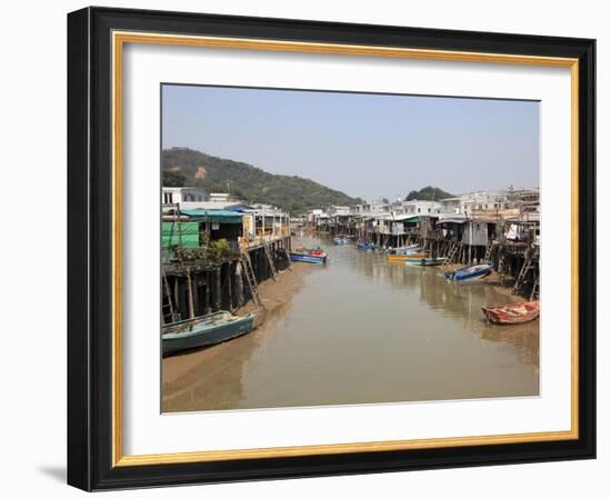 Stilt Houses, Tai O Fishing Village, Lantau Island, Hong Kong, China, Asia-Wendy Connett-Framed Photographic Print