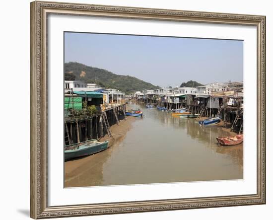 Stilt Houses, Tai O Fishing Village, Lantau Island, Hong Kong, China, Asia-Wendy Connett-Framed Photographic Print