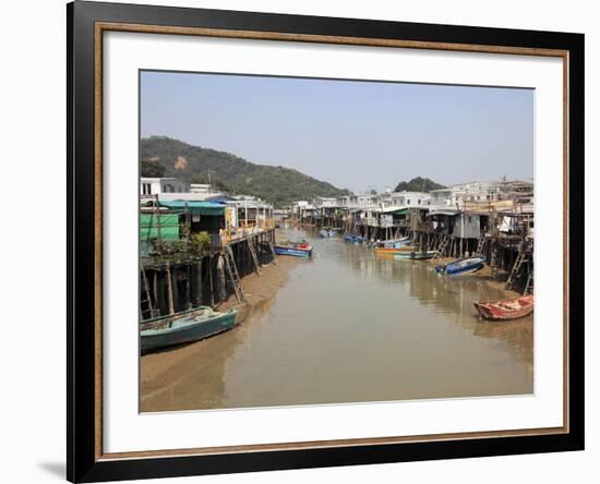 Stilt Houses, Tai O Fishing Village, Lantau Island, Hong Kong, China, Asia-Wendy Connett-Framed Photographic Print