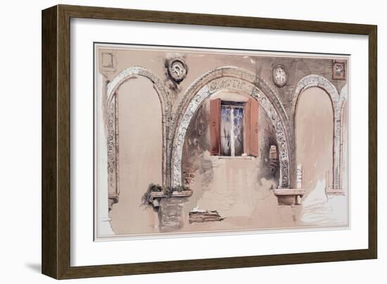 Stilted Archivolts-John Ruskin-Framed Giclee Print