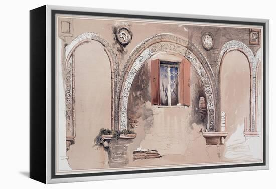 Stilted Archivolts-John Ruskin-Framed Premier Image Canvas