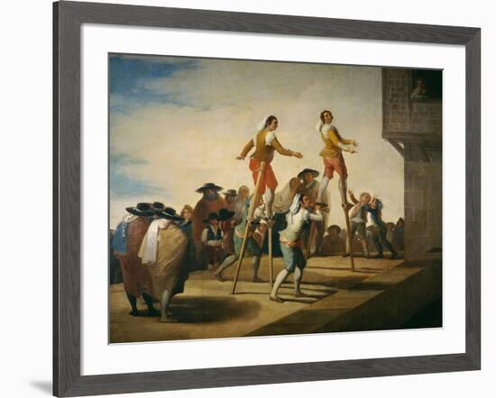 Stilts, 1791-1792-Francisco de Goya y Lucientes-Framed Giclee Print