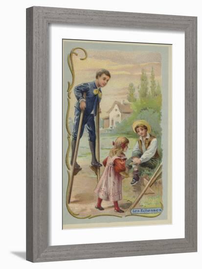 Stilts-null-Framed Giclee Print