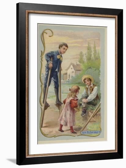 Stilts-null-Framed Giclee Print