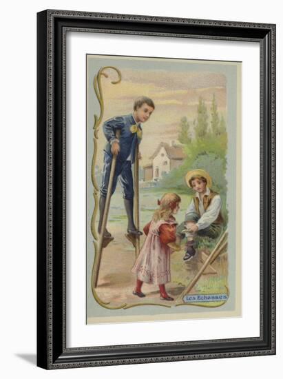 Stilts-null-Framed Giclee Print