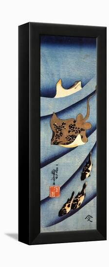 Stingrays-Kuniyoshi Utagawa-Framed Premier Image Canvas