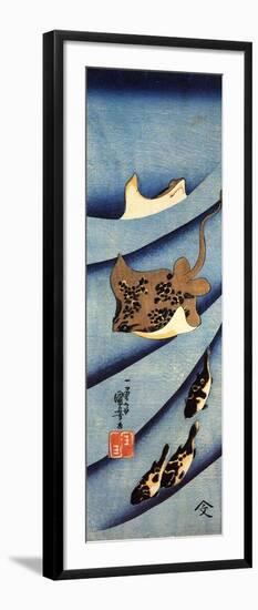 Stingrays-Kuniyoshi Utagawa-Framed Giclee Print