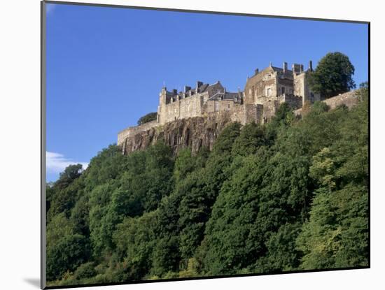 Stirling Castle, Atop Castle Hill, from the Southwest, Stirling, Scotland, United Kingdom, Europe-Patrick Dieudonne-Mounted Photographic Print