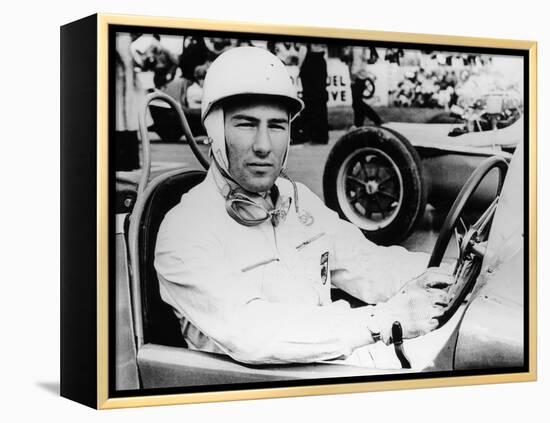 Stirling Moss at Goodwood, 1954-null-Framed Premier Image Canvas