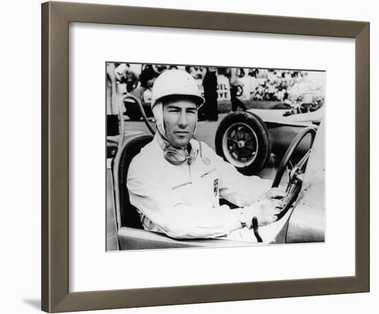 Stirling Moss at Goodwood, 1954-null-Framed Photographic Print