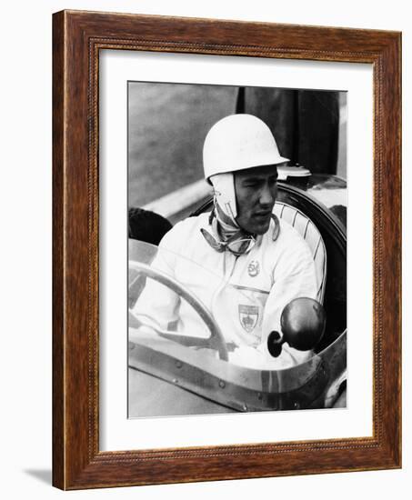 Stirling Moss at Goodwood, 1954-null-Framed Photographic Print