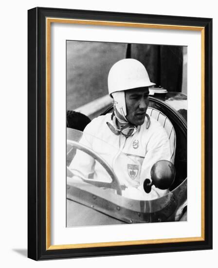 Stirling Moss at Goodwood, 1954-null-Framed Photographic Print