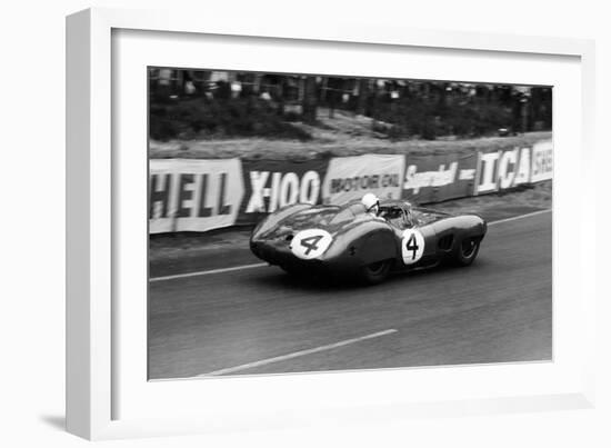 Stirling Moss in an Aston Martin Dbr1, Le Mans 24 Hours, France, 1959-Maxwell Boyd-Framed Photographic Print