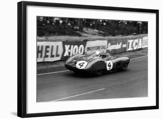 Stirling Moss in an Aston Martin Dbr1, Le Mans 24 Hours, France, 1959-Maxwell Boyd-Framed Photographic Print