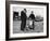 Stirling Moss on a Vespa Scooter, Goodwood, April 1952-null-Framed Photographic Print