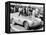 Stirling Moss with Porsche RSK, Goodwood, Sussex, 1955-null-Framed Premier Image Canvas