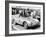Stirling Moss with Porsche RSK, Goodwood, Sussex, 1955-null-Framed Photographic Print